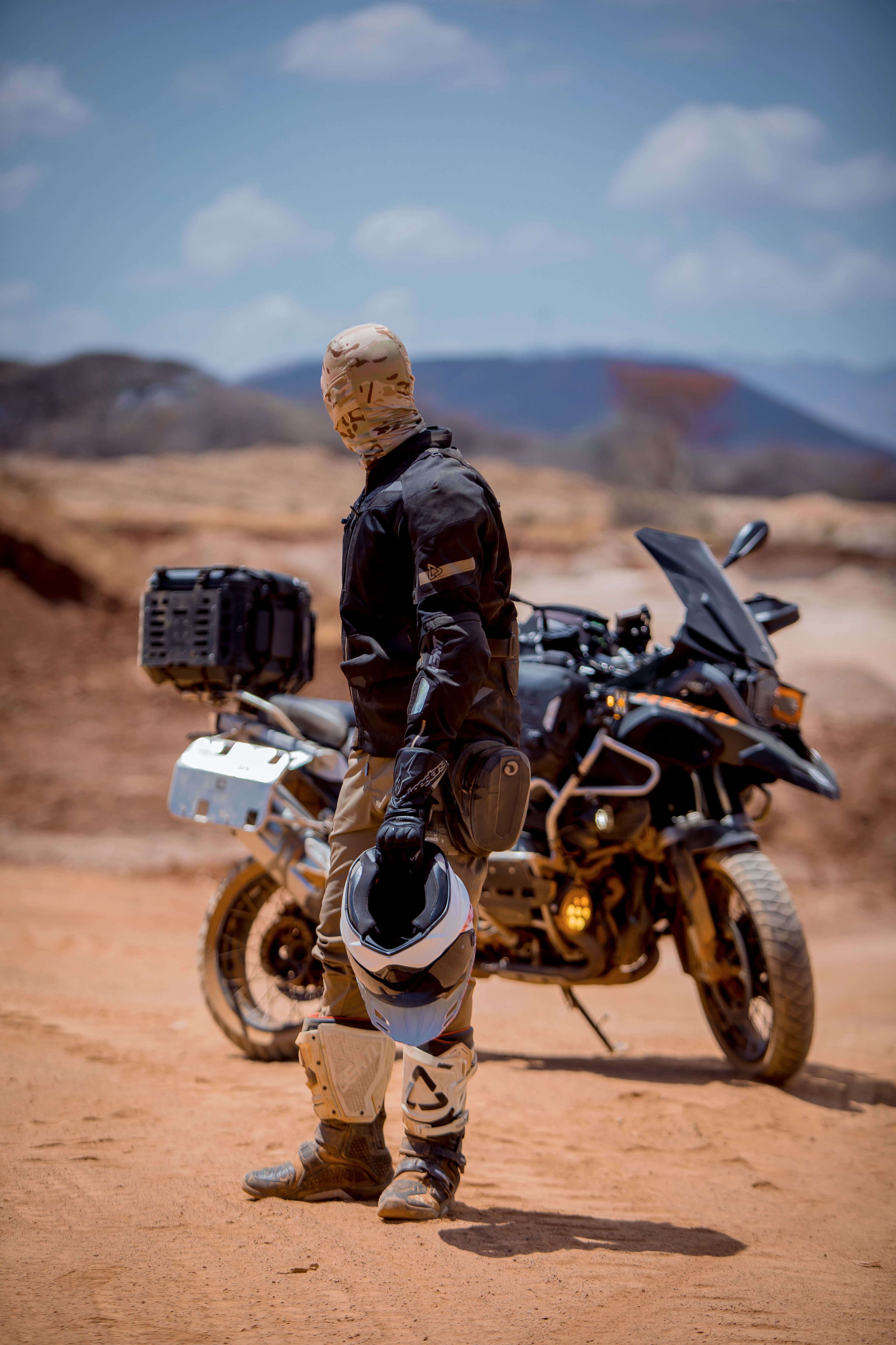 Night ride with lights